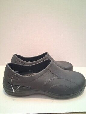 Actionflex Black Rubber Work Clogs Mens:S Womens:M